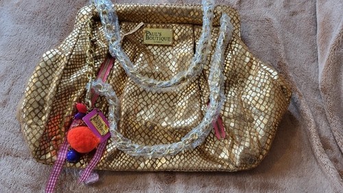 Paul boutique snakeskin gold - paul's,