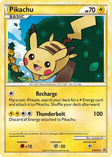 Pikachu hgss03 pokemon - hgss03,