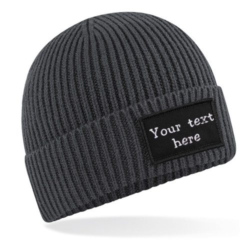 Your text beanie hat - beanie,