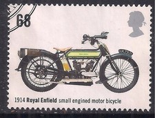 GB 2005 QE2 68p Motorcycles