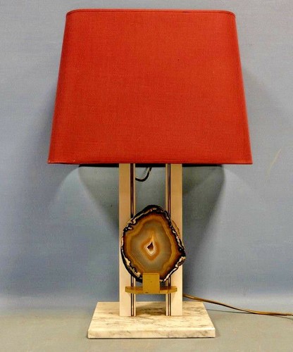 Mid century agate lamp marble - mid,