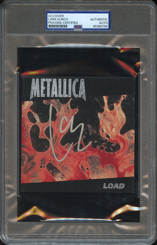 Lars ulrich signed autographed - ulrich,