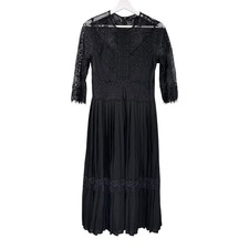 Zara Lace Midi Dress Small