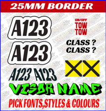 Autograss Full Race Number Set