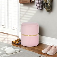 Round Storage Foot Stool