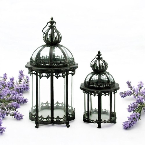 45cm metal garden lantern - 65/45cm,