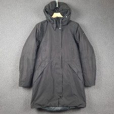 HELLY HANSEN Jacket Womens M Medium Black Alva Helly Tech Waterproof Parka Coat