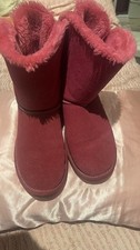 Women’s UGG Bailey Bow Boots.Raspberry Pink. Uk 6.5