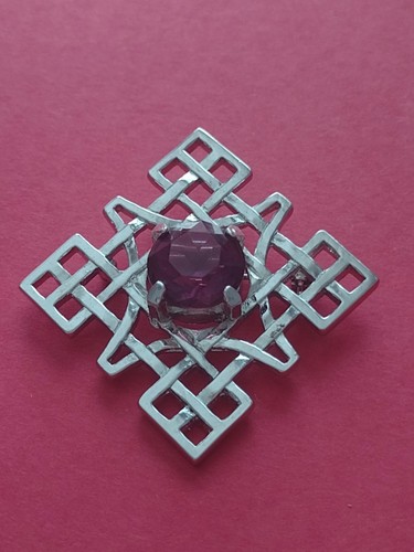 Scottish celtic knot brooch - celtic,