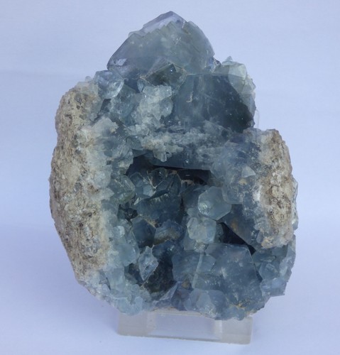 Pale blue celestite - blue, crystal