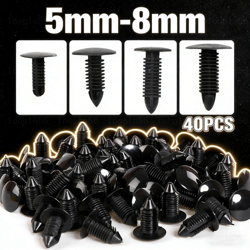 40pcs 5mm 8mm car - 40pcs, plastic