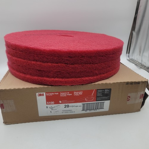5100 red buffer pads 20 - red,