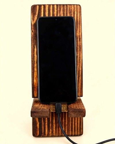 Handmade brown rustic wooden - handmade,