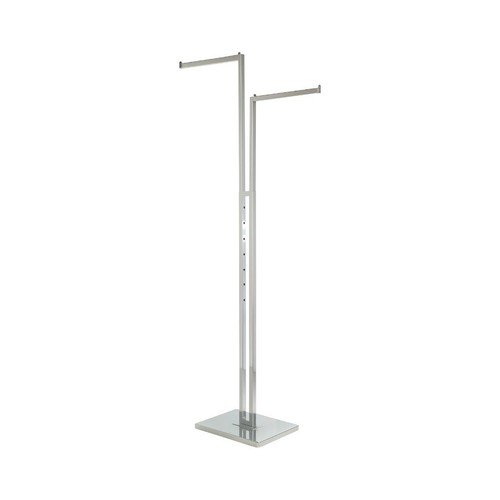 Chrome clothes rail stand - clothes,