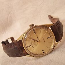 Vintage Favre Leuba Geneve Sea King Manual Wind Mens Watch 30mm