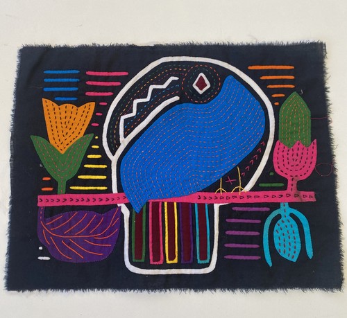 Vintage mola textile - mola, folk