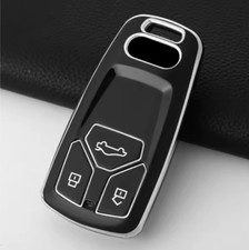 Key Fob Case Cover For AUDI A3 A5 A5 A6 A7 A8 Q2 Q3 Q5 Q7 C5 C6 RS SLINE TT SQ