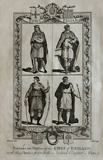1783 Kings Of England, Eadwig, Edgar, Edward The Martyr, Æthelred the Unready