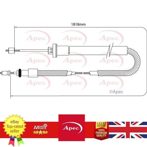 Hand brake cable - cable, for