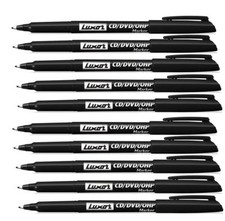 10 x FINE TIP Permanent Marker