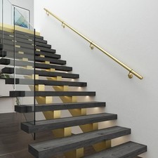Rothley Satin Brass Handrail