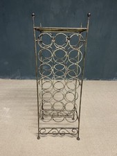 Vintage wrought iron wine