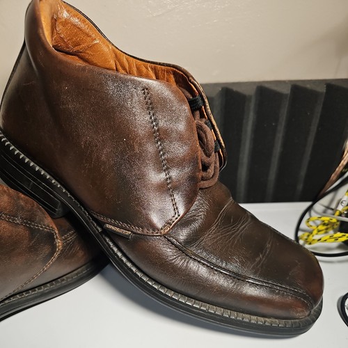 Kickers mens brown - brown, leather
