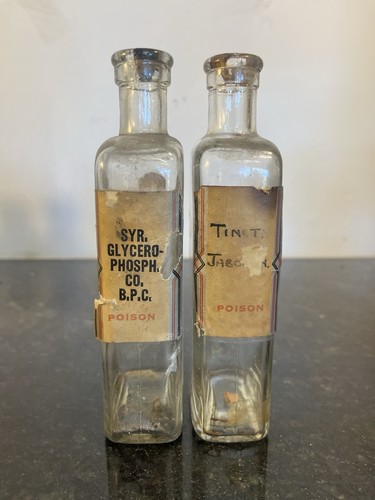 Poison apothecary bottles - poison,
