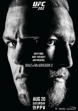 UFC 202 Conor McGregor vs. Nate Diaz II Poster