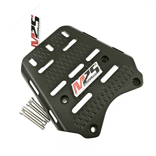 Aluminium rear luggage rack - aluminium,