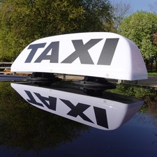 Taxi Roof Sign Vacuum Mounted