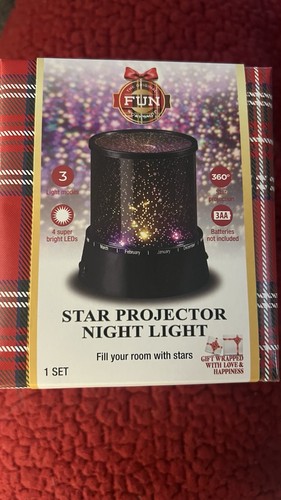 Star projector night light - star,