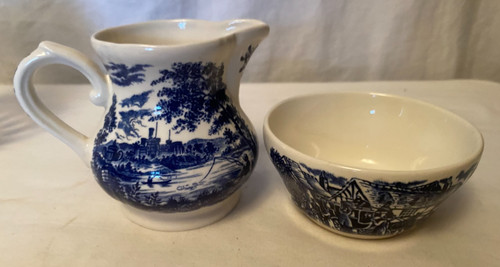 Churchill pottery blue and - churchill,