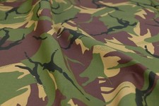 Camo Cotton Drill Disruptive Army Military Camouflage Fabric Material, 60" Wide