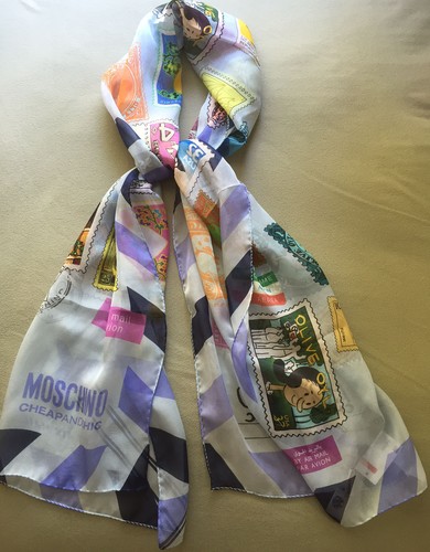 Nwt 100 silk moschino cheap - nwt, 100%