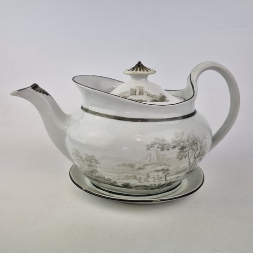 Antique 19thc new hall teapot - 19thc,
