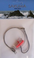 Sakuma Wire Trace Sea Tope Conger Fishing Trace Rig & Hook - Size 6/0 8/0 10/0