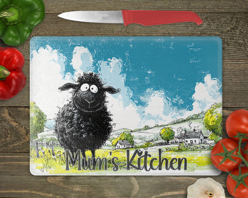 Sheep chopping board - ,, glass