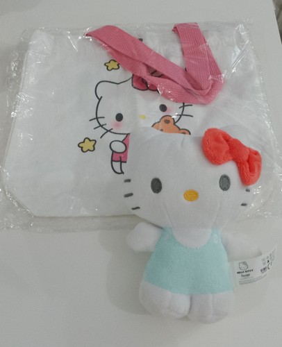 Hello kitty canvas tote bag - kitty,