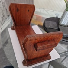Vintage Wooden Book Trough
