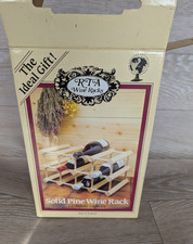 Pine Solid RTA Wine Rack Holds