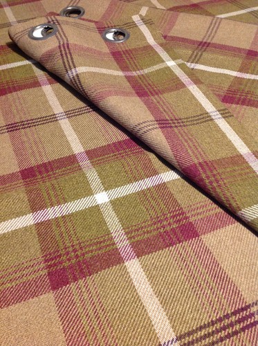 Dunelm plum highland check - dunelm,