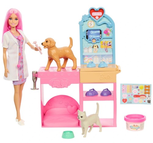 Barbie fast cast veterinarian - cast,