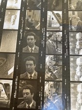 VINTAGE contact sheet / LEVERSTOCK GREEN SECURICOR VAN THEFT NEIL DICKENS POLICE