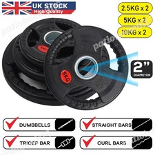 2x Weight Plates Set Cast Iron