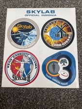 NASA Space SKYLAB official insignia  Full Sticker Sheet 4 decals Z4