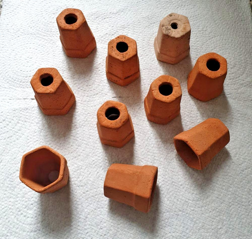 Mini ceramic plant pots - 10, x