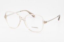 Chanel 3382 c.1534 Female Square Glasses Frames Transparent Light Brown 54mm