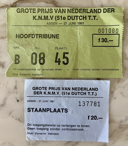 1981 dutch pass - 1981, ticket