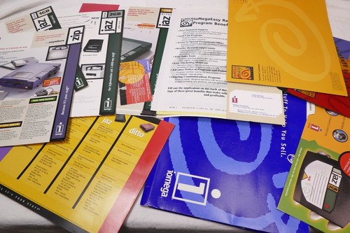 Iomega catalog sales sheets - iomega, catalog,